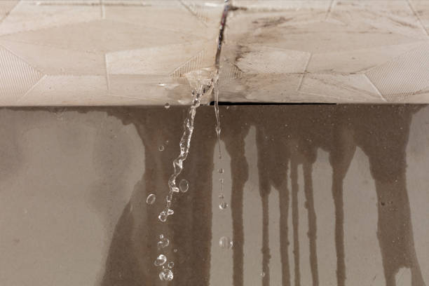 Professional Burst Pipe Cleanup technician working in Troy, NC